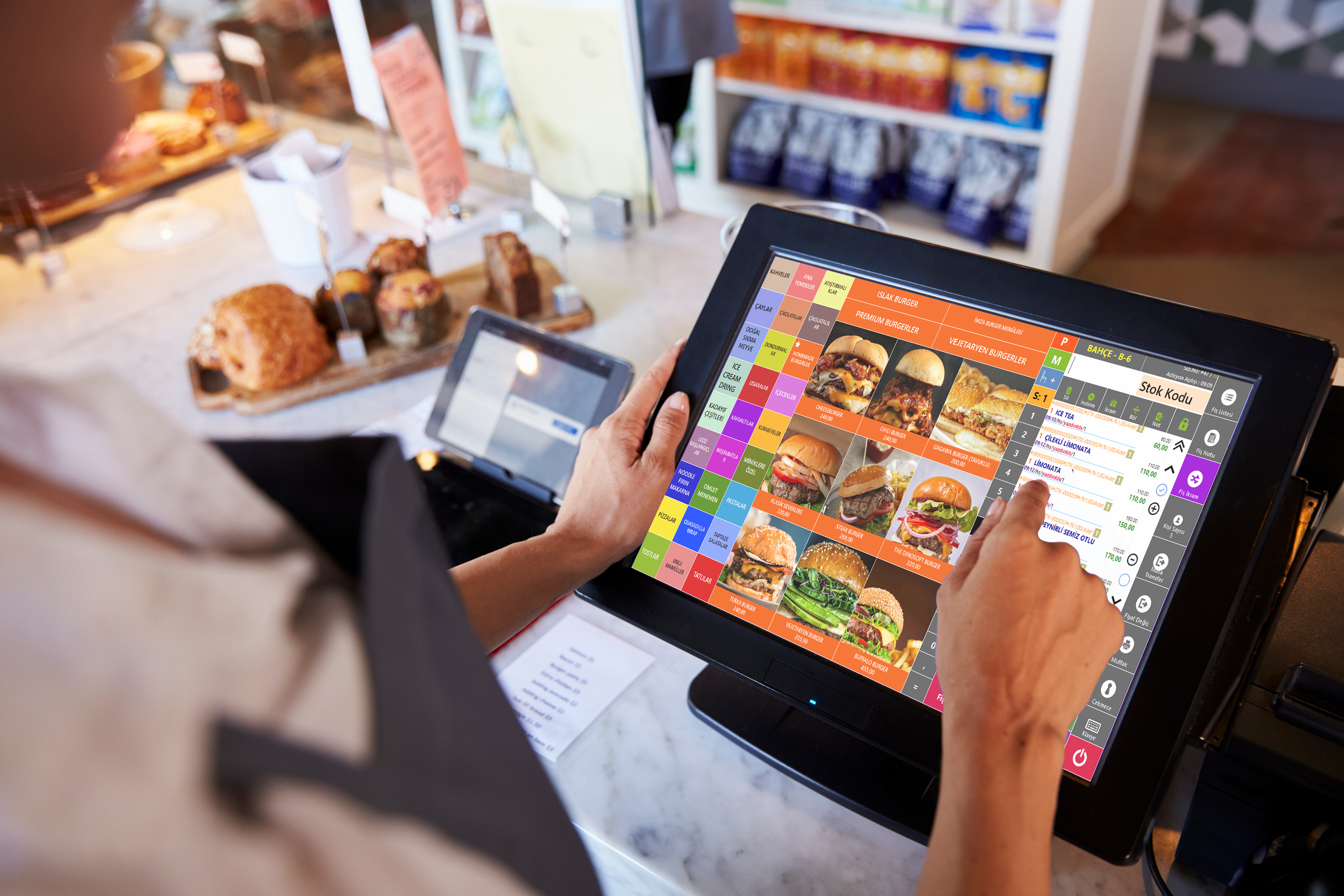 Dinosoft POS ekranı